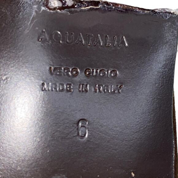 Aquatalia Women’s Revy Brown Suede Slii On Flat Size US 6 - Picture 11 of 11